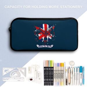 Wild at Heart Wolf Artwork Pencil Case Pencil Pouch Coin Pouch Cosmetic Bag Office Stationery Organizer