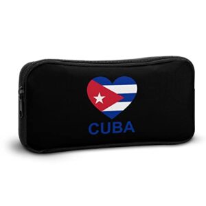 Love Cuba Pencil Case Pencil Pouch Coin Pouch Cosmetic Bag Office Stationery Organizer