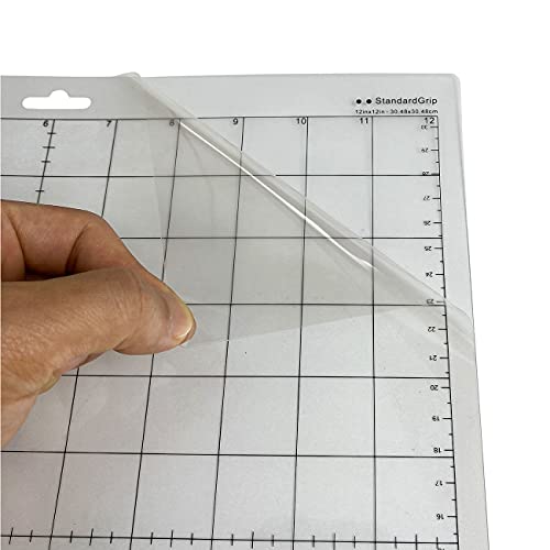 ReArt Standard Grip Cutting Mat for Silhouette Cameo 4 Packs 12" x 24" - Adhesive Cut Mat Replacement Set Matts Vinyl Craft