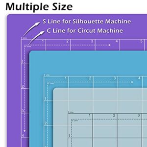 ReArt Standard Grip Cutting Mat for Silhouette Cameo 4 Packs 12" x 24" - Adhesive Cut Mat Replacement Set Matts Vinyl Craft