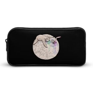 sloth coconut drinking pencil case pencil pouch coin pouch cosmetic bag office stationery organizer