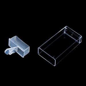 Clear Plastic Diamond Storage Box with Compartment 112 Pack Transparent Diamond Embroidery Painting Accessory Tool Drill Jewelry Beads Container Holder with Label