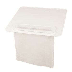 Alphasew Serger Pad and Trim Bin, Thread and Fabric Scrap Catcher, Removable Bag Pocket on 12x12 Inch Square Pad