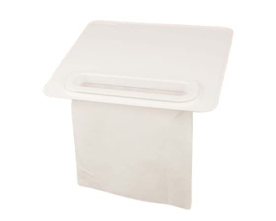 Alphasew Serger Pad and Trim Bin, Thread and Fabric Scrap Catcher, Removable Bag Pocket on 12x12 Inch Square Pad