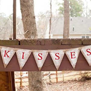 Valentines Day Decor | Valentines 25 cent Kisses Banner | Valentine Decoration