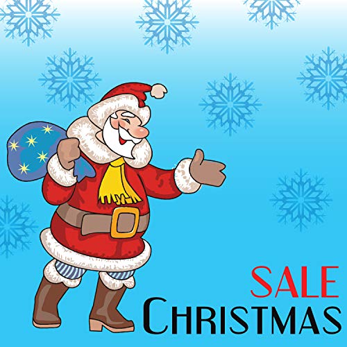 BANNER BUZZ MAKE IT VISIBLE Sale Christmas Banner, Holiday Sale Advertising Banner Sign, 11 Oz Vinyl, Metal Grommets & Hemmed Edges, Perfect for Outdoor Business Decor (5' X 2')