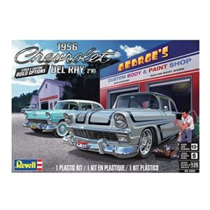 Revell 85-4504 1956 Chevy Del Ray 2N1 Model Car Kit 1:25 Scale 153-Piece Skill Level 5 Plastic Model Building Kit , Blue