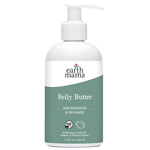 Earth Mama Belly Butter for Dry, Itchy Skin | Luxuriously Moisturizing for Pregnancy & Beyond, 8-Fluid Ounce (Packaging May Vary)