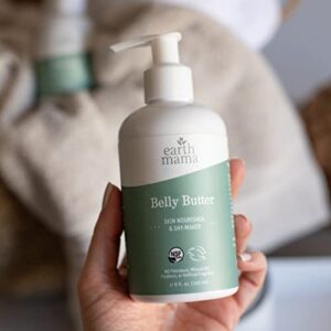 Earth Mama Belly Butter for Dry, Itchy Skin | Luxuriously Moisturizing for Pregnancy & Beyond, 8-Fluid Ounce (Packaging May Vary)