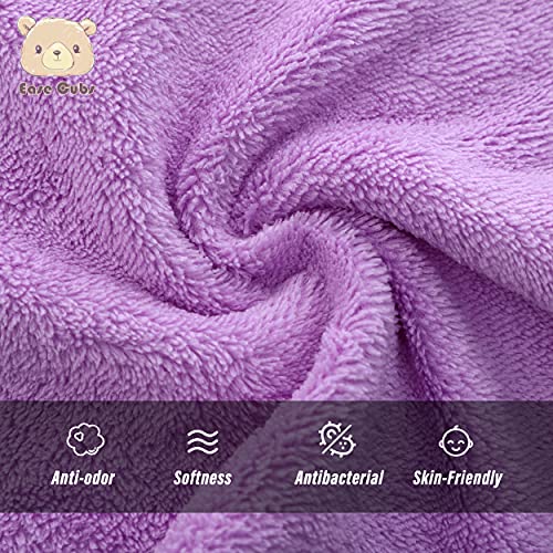 24 Pack Baby Washcloths - Ultra Soft Absorbent Wash Cloths for Baby and Newborn, Gentle on Sensitive Skin for Face and Body, 8" by 8" Multicolor