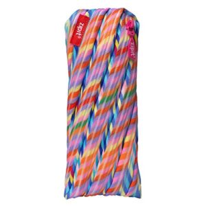 zipit colorz pencil case/cosmetic makeup bag, stripes