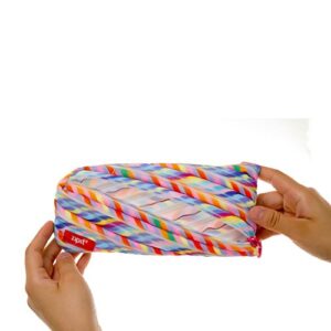 ZIPIT Colorz Pencil Case/Cosmetic Makeup Bag, Stripes