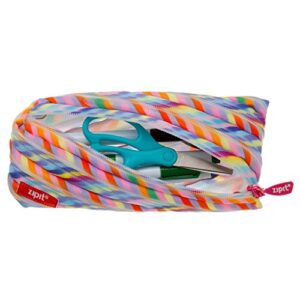 ZIPIT Colorz Pencil Case/Cosmetic Makeup Bag, Stripes