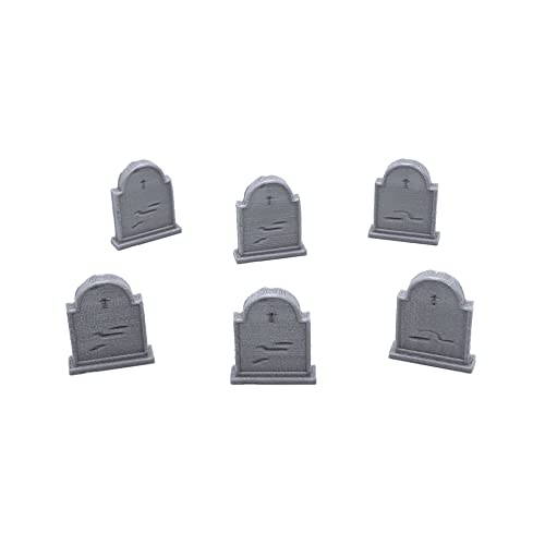 EnderToys Mausoleum Graveyard Scene, Terrain Scenery for Tabletop 28mm Miniatures Wargame, 3D Printed and Paintable