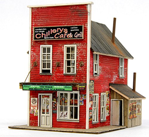 HO Scale HOn3 BANTA MODELWORKS #2190 Chillery's Cafe model kit .HN#GG_634T6344 G134548TY38814