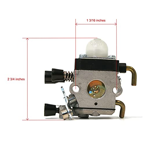 Carburetor Replacement for Stihl FS55, FS55, T FC55, KM55R, HL45 & Zama C1Q-S66 Carb