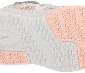 New Balance Kid's Dynasoft 545 V1 Hook and Loop Running Shoe, Summer Fog/Surf/Peach Glaze, 3 Infant