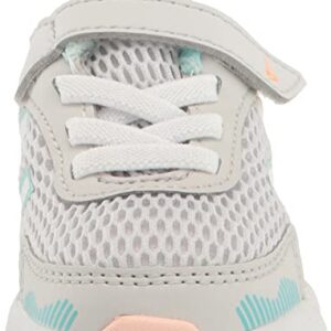 New Balance Kid's Dynasoft 545 V1 Hook and Loop Running Shoe, Summer Fog/Surf/Peach Glaze, 3 Infant