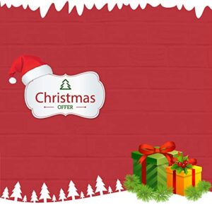 christmas offer banner, heavy duty 11 oz vinyl, holiday christmas decor, sale advertising banner sign with metal grommets & hemmed edges, perfect for indoor outdoor decor (6′ x 2.5′)