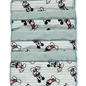 Disney Baby Big Boys' 8-Pack Mickey Mouse Washcloths Set - White/Multi, one Size