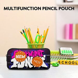 Valvia Cute Cartoon Pencil Case Pouch for Girls Boys Adult Office University Large Capacity Pencil Case with Zipper