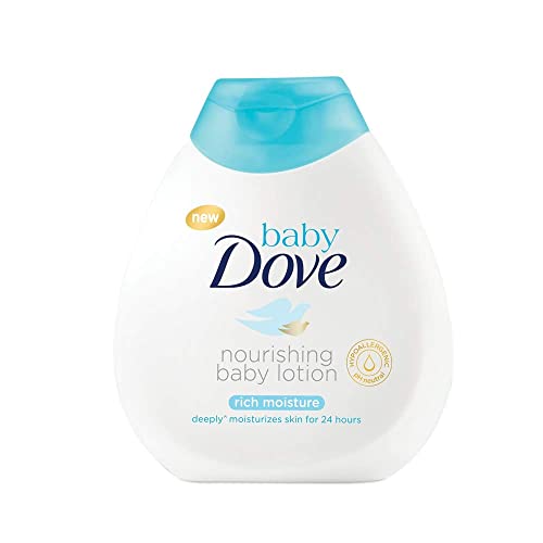 Dove Baby Sensitive Moisture Nourishing Baby Lotion, Fragrance Free - 6.76 Fl Oz / 200 mL x Pack of 3