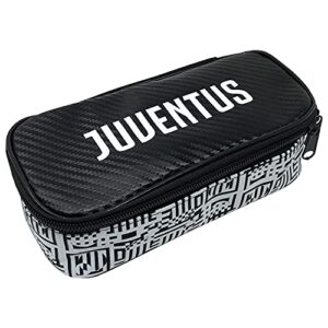 juventus fc juv-042 box pouch pen case, black