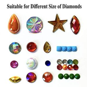 Diamond Painting Funnel Collapsible Silica Gel Diamond Painting Accessories Containers Organizer Storage Tools for Adults 2 Pack