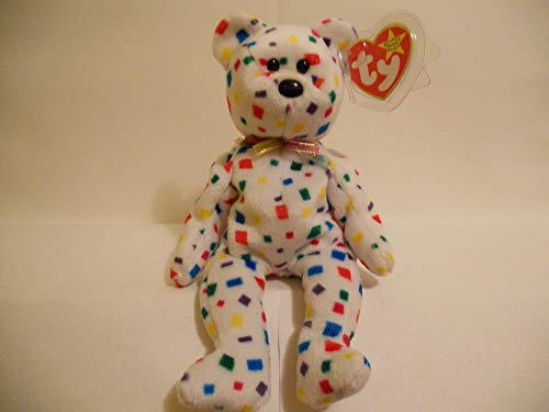 TY Beanie Babies Confetti Bear TY 2K 5th Generation New w/Tag,#G14E6GE4R-GE 4-TEW6W228876