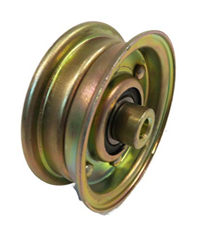 Flat Idler Pulley Compatible with 9753 EXMARK 1-323285 (3/8-inches X 2-3/4-inches)