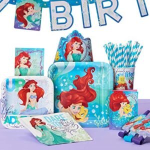 Amscan 670541 Swirl Value Pack | Disney© Ariel Dream Big Collection | Party Accessory 7 in.