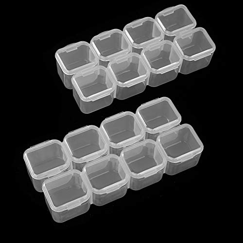 Nail Art Organizer,56 Slots Plastic Nail Art Accessory Decorations Jewelry Storage Organizer Box for 56 slot storage bead storage containers bead organizer earring container bead storage boxes nail ar