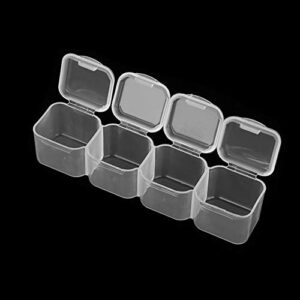 Nail Art Organizer,56 Slots Plastic Nail Art Accessory Decorations Jewelry Storage Organizer Box for 56 slot storage bead storage containers bead organizer earring container bead storage boxes nail ar