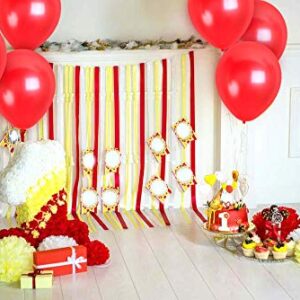 Treasures Gifted Metallic Red Balloons - Pearlized Ruby Red Balloons - Globos Metalicos Rojos, Red Latex Balloons 12 Inch, Globos Rojos Metalicos - Bulk Red Balloons 100 Pack