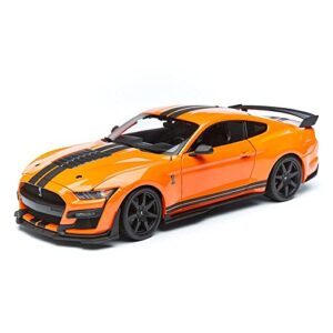 maisto 1:18 special edition 2020 mustang shelby gt500, assorted orange, blue