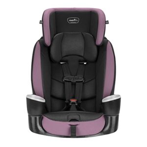 evenflo maestro sport convertible booster car seat, forward facing, high back, 5-point harness, for kids 2 to 8 years old, whitney pink