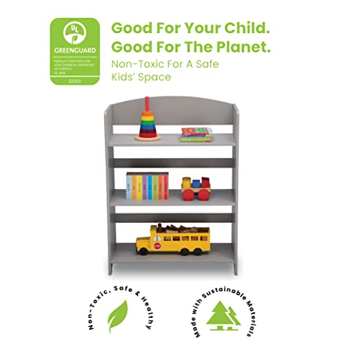 Delta Children MySize Bookshelf - Greenguard Gold Certified, Grey