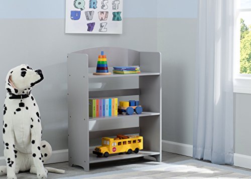 Delta Children MySize Bookshelf - Greenguard Gold Certified, Grey