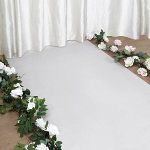 efavormart 40″ x 100ft pvc aisle runner-white, carpet for party, birthday, banquet, restaurant decoration