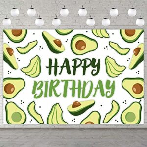 hello avocado mexican happy birthday banner background decorations holy guacamole theme decor for 1st birthday party mexican fiesta baby shower bridal engagement backdrop supplies photo studio props