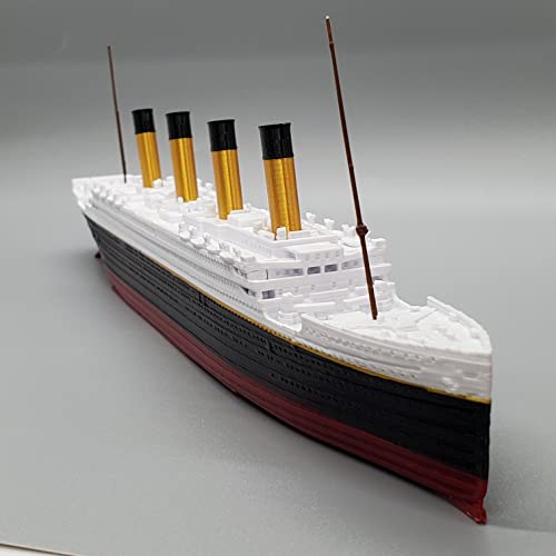 RMS Titanic Model - Highly Detailed Replica Historically Accurate No Assembly Required - 1 Foot in Length