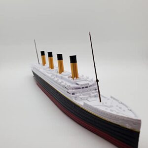 RMS Titanic Model - Highly Detailed Replica Historically Accurate No Assembly Required - 1 Foot in Length