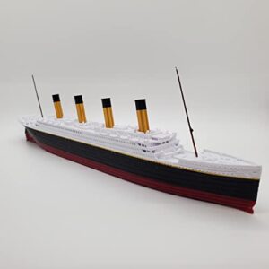 RMS Titanic Model - Highly Detailed Replica Historically Accurate No Assembly Required - 1 Foot in Length