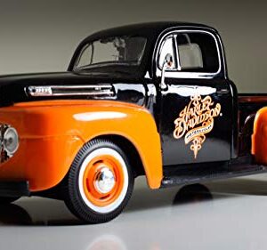 Maisto 1:24 W/B Harley Davidson 1948 Ford F1 Pick UP & FLH Duo Glide 1958