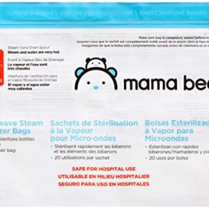 Amazon Brand - Mama Bear Sterilizer Bags, 10-count