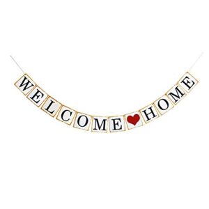 welcome home banner, family theme party decorations, celebrating party sign