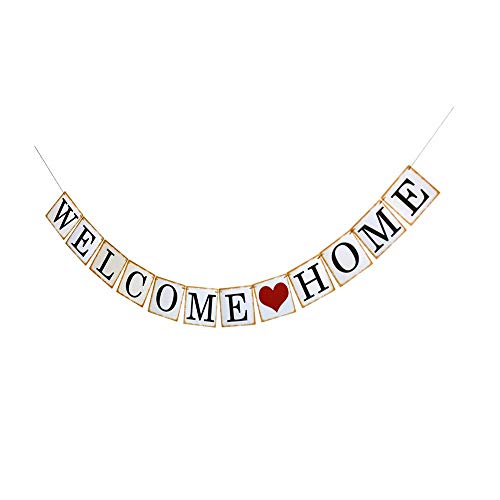 Welcome Home Banner, Family Theme Party Decorations, Celebrating Party Sign