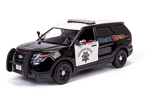 Motormax 1/24 CHP California Highway Patrol B&W Ford PI Utility Police SUV