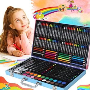 127 PCS Art Supplies, Drawing Art Kit for Kids Adults Art Set Artist Painting Pad,for Kids Girls Boys Teens Artist 5 6 7 8 9 11 12, Creative Gift Box for Adults Artist Beginners Kids Girls Boys