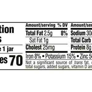 Gerber Mealtime for Baby 2nd Foods Baby Food Jar, Beef & Gravy, Non-GMO Pureed Baby Food, Made with Protein & Zinc, 2.5-Ounce Glass Jar (Pack of 20 Jars)